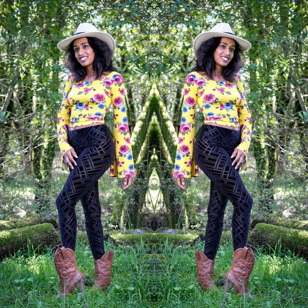 Black Velvet Legging - Warrior Within Des